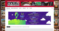 Desktop Screenshot of madeinmontenegro.com